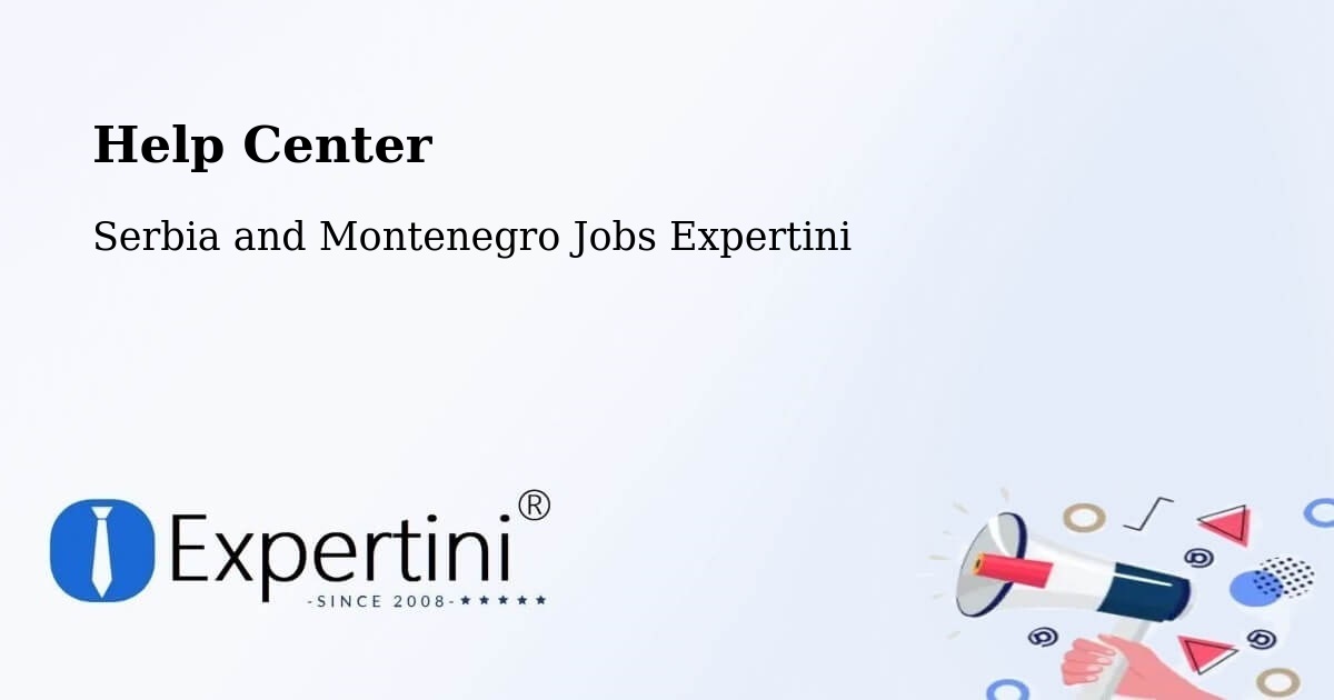 Help Center – Calgary - Serbia and Montenegro Jobs Expertini